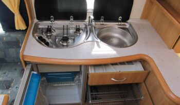 Karavan Hobby 460 UFE, r. v. 2002 + předstan plná